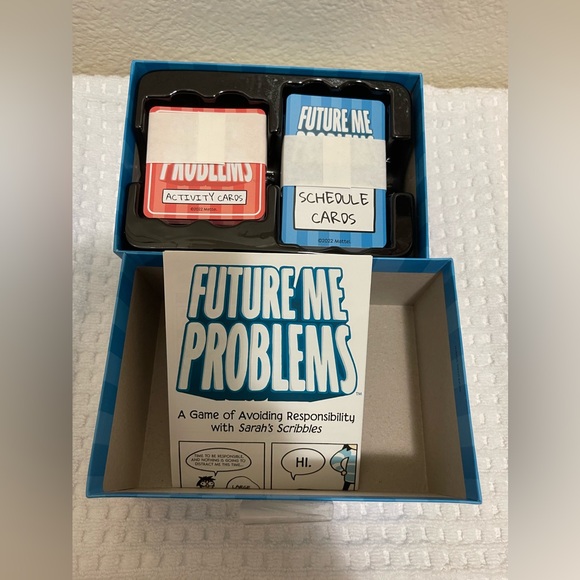Future Me Problems Card Game Sarah Anderson Scribbles Mattel. - Picture 6 of 6
